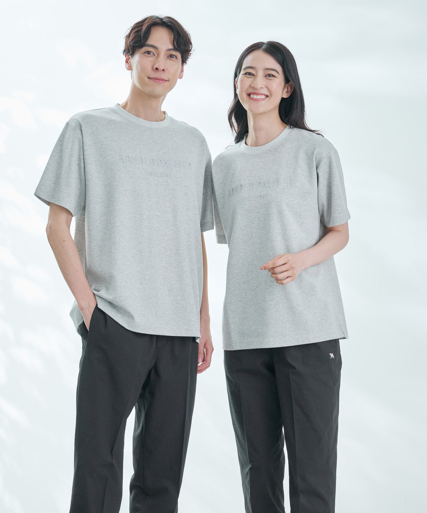 Arnold Palmer 【TIME SALE】【汗染み防止】シェア エンボスプリントTシャツ